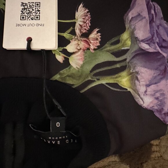 Ted Baker Daneaa Woven Front Mock Neck Sweater - Picture 7 of 8